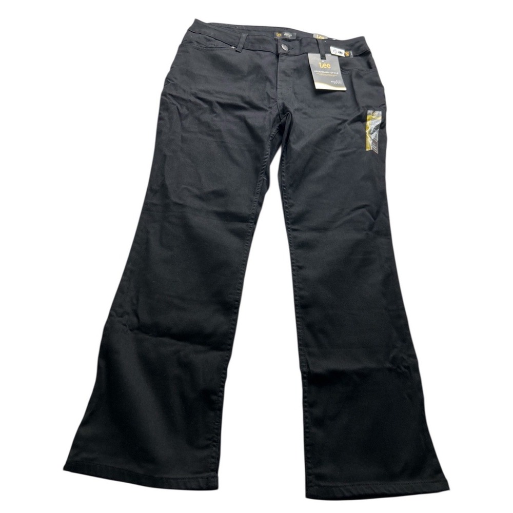 Lee Legendary Style Jeans 16w Medium Bootcut Regular Fit Mid Rise Black Women's